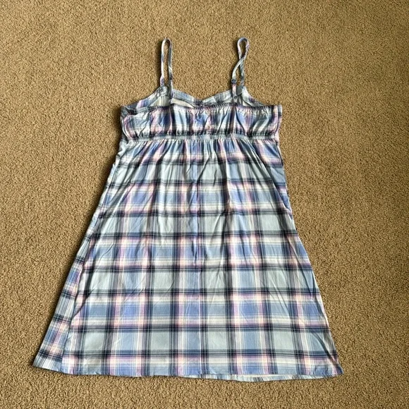 296 NWT Art Class Girl’s Button Front Spaghetti Strap Plaid Dress -Size: XL (14) - Picture 5 of 5